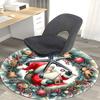 1pc Christmas Santa Claus Chair Mat - Anime Cartoon Design, Non-Slip Carpet for Office Chair, Festive Gift, Suitable for All Seasons, Living Room, Bed