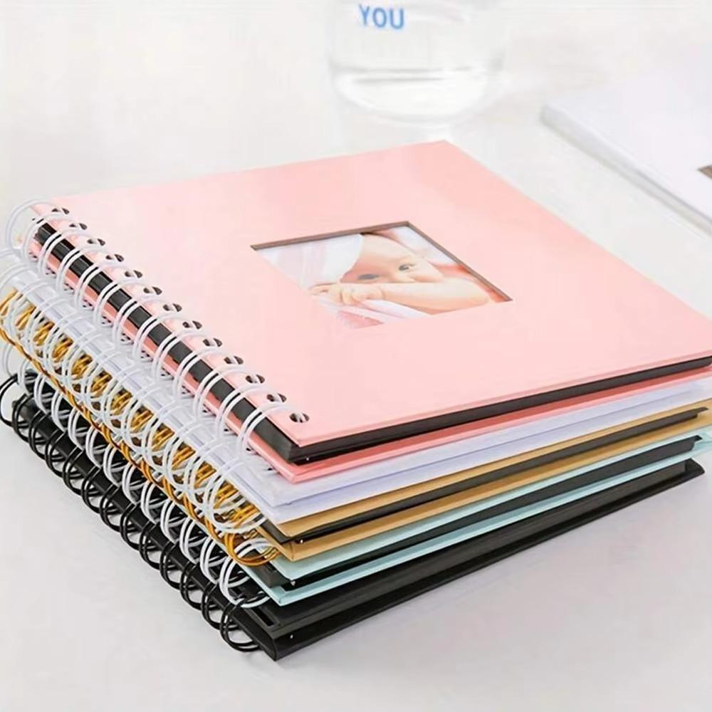 Krásné 6palcové fotoalbum na scrapbook 20 vnitřních stran Design okénka na obálce Cestovní album Svatba Album pro milence Miminko Svatba