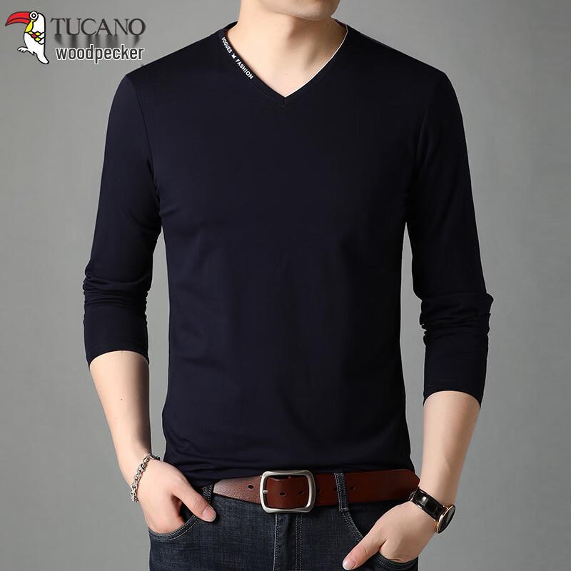 TUCANO Men s V-Neck Long-Sleeve Casual Sweatshirt L