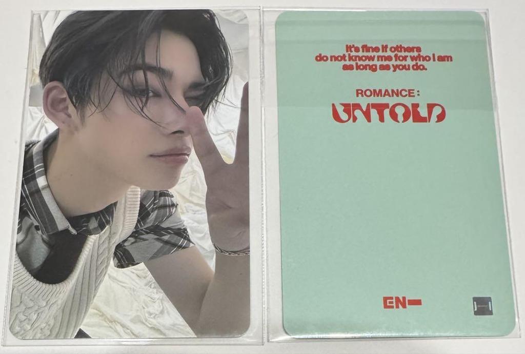 [USED] ENHYPEN UNTOLD MUSICART Trading Card Lakidro Niki