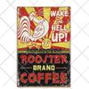 Coffee Tin Sign Vintage Metal Plaque Kitchen Coffee Bar Cafe Retro Posters Pub Wall Decorative Plates Home Decor 20*30 cm