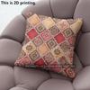 Bohemian Style Ethnic Digital Print Pillow Covers Pattern Cushion Cover Suitable For Sofa Bedroom Car Pillow Cover