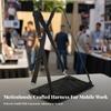 Laptop Harness with Support Adjustable Wearable Desk Mobile for Travel