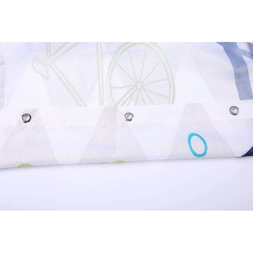 Shower Curtain Set with Hooks Decorative Pink Agate Terrazzo Broken Stone Granite Mosaic Marble Abstract Black Concrete Confetti Dark Ditsy Bath