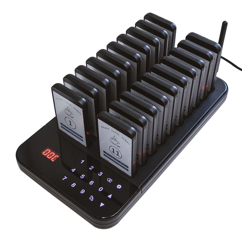 One-to-Twenty Wireless Vibration Pager: Queue and Pickup System for Milk Tea & Dessert Shops