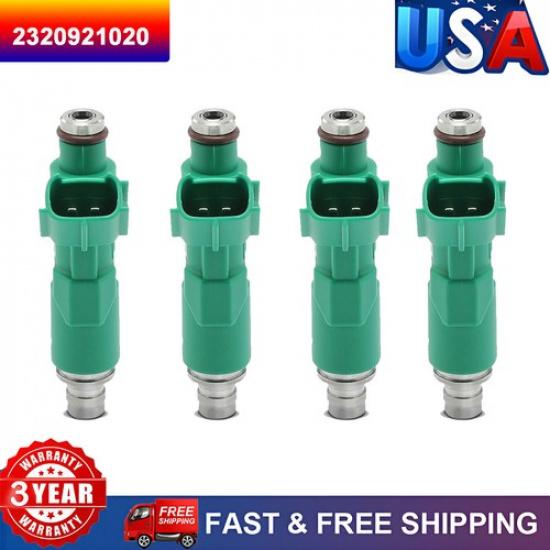 4PCS Fuel Injectors For Toyota Prius Echo Scion xA xB 1.5L I4 2320921020