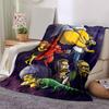 1Pc Simpsons Halloween Mashup Blanket Soft And Comfortable Casual Warm Camping Travel Christmas Halloween Gift M921830
