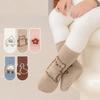 Children's Girl Boy Socks Anti Slip Terry Baby Cotton Socks for Girls Boys Casual Soft Print Toddler Kids Cartoon Sock Non-slip Winter