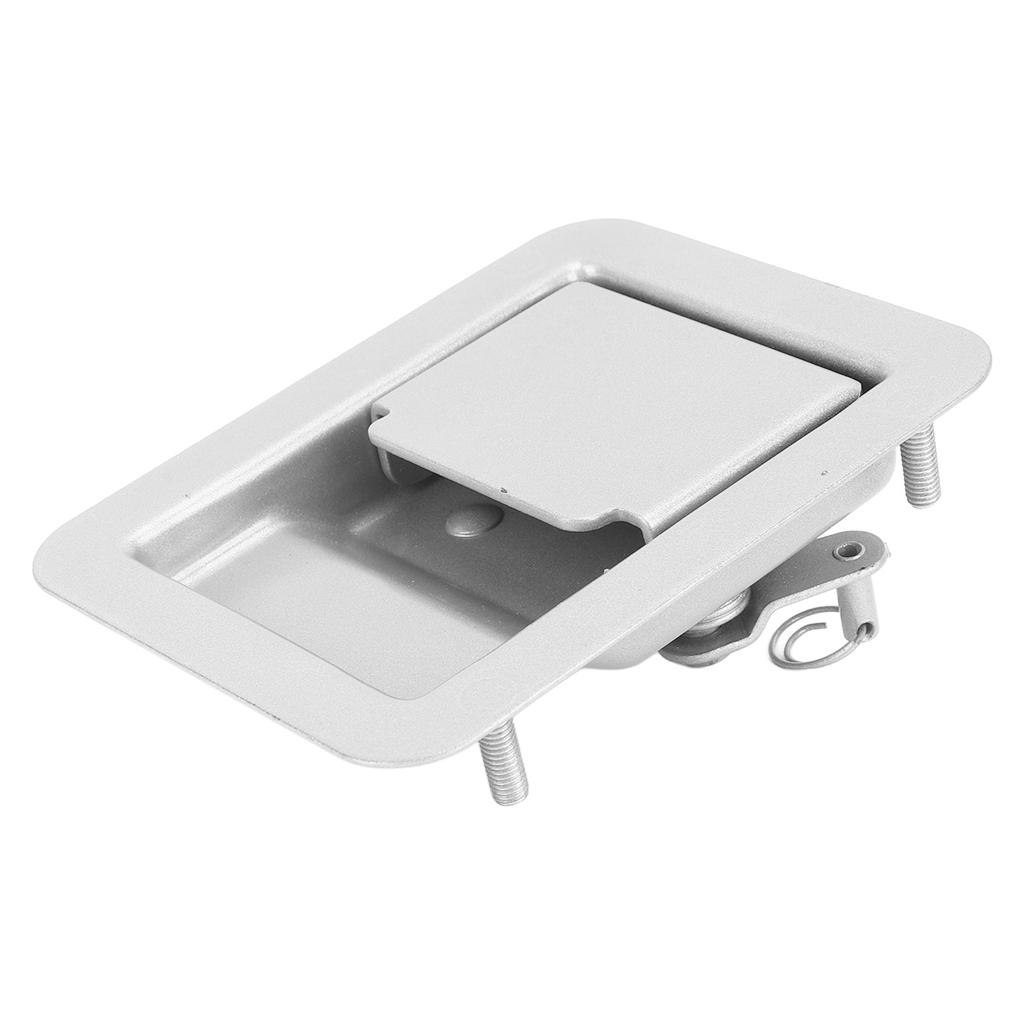 RV Toolbox Handle Latch 140 X 108mm Trailer Camper Truck Built In Door Lock Toolbox Handle Silver
