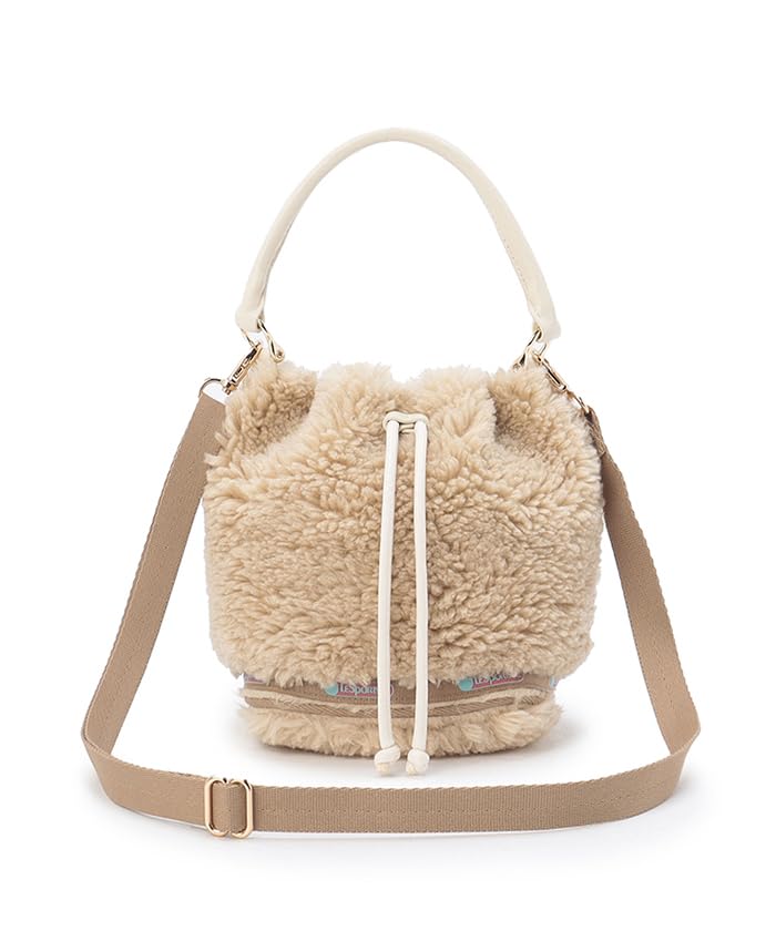 

Офіційна сумка через плече SM DRAWSTRING First Warm Beige Fur [LeSportsac] BAG/1061 Жіноча