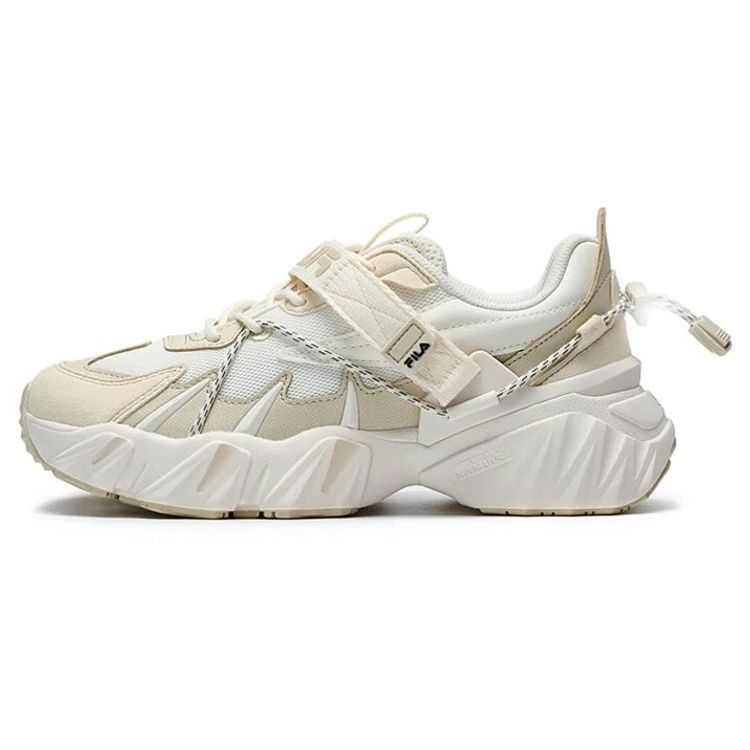 Fila Beast XT Tiger Claw Fabric Synthetic Leather Nylon Retro Sports Low-Top Lifestyle Shoes Women Sneaker Off-White F12W231123FGA