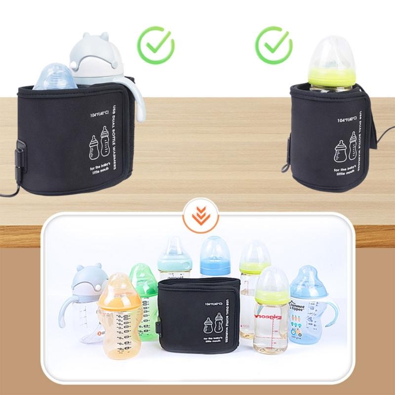 Insulated Bottle Holder Case Portable and Convenient Feeding Bottle Insulation Sleeve Warm Keeper for Parents Travel