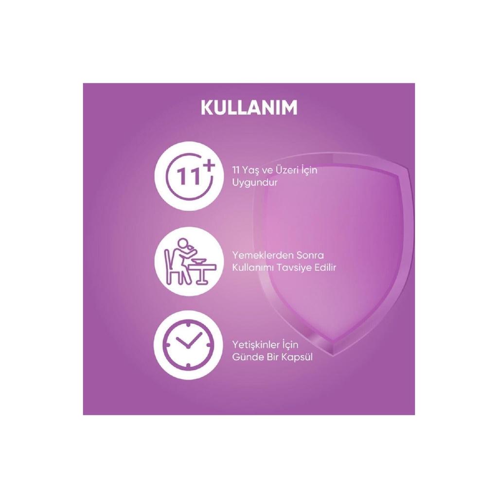 Beta Glukan Kara Elderberry, Vitamin C, Zinc Herbal Vegan 30 Capsules