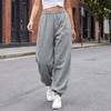 Women's Color Loose Pants Casual Jogger Sweatpants with Tapered