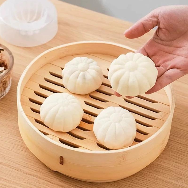 Chinesische Baozi-Form, Gebäck, Kuchen, Knödel-Maker, gedämpfte, gefüllte Brötchen, Form, Brötchen-Maker, Küchenhelfer, Back- und Gebäckwerkzeug
