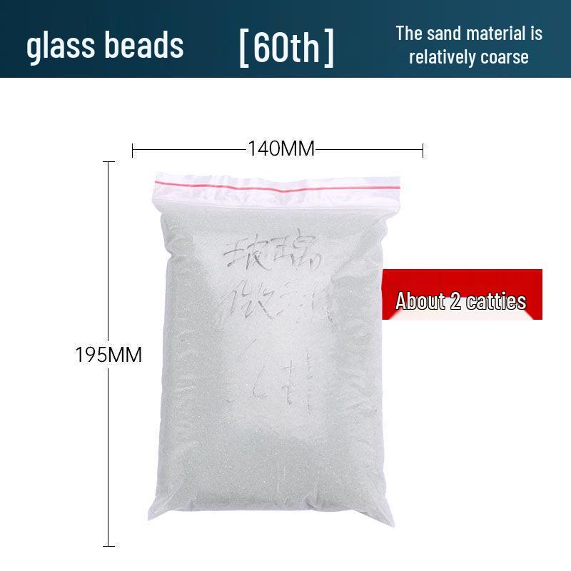 Sandblasting Machine with Brown/White Corundum, Glass Beads, and Emery for Abrasive Sand Use