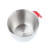 Stainless Steel Mixing Bowl with Handle Non Slip Deepen Splashproof Egg Whisking Bowl for Salad Serving