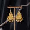 Imitation Miao Silver Minority Totem Phoenix Bell Earrings Jingtai Blue Peacock Earrings Scenic Earrings Earrings