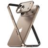 Applicable to iPhone17PROMAX mobile phone case silicone metal frame Apple 17 comes with aluminum alloy lens sticker