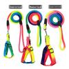 Seven-Color Dog Leash and Harness for Small, Medium, and Large Dogs