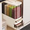 5 Compartments Beans Storage Bin Built-in Measuring Cup Grain Barrel Grain Storage Box  Oats