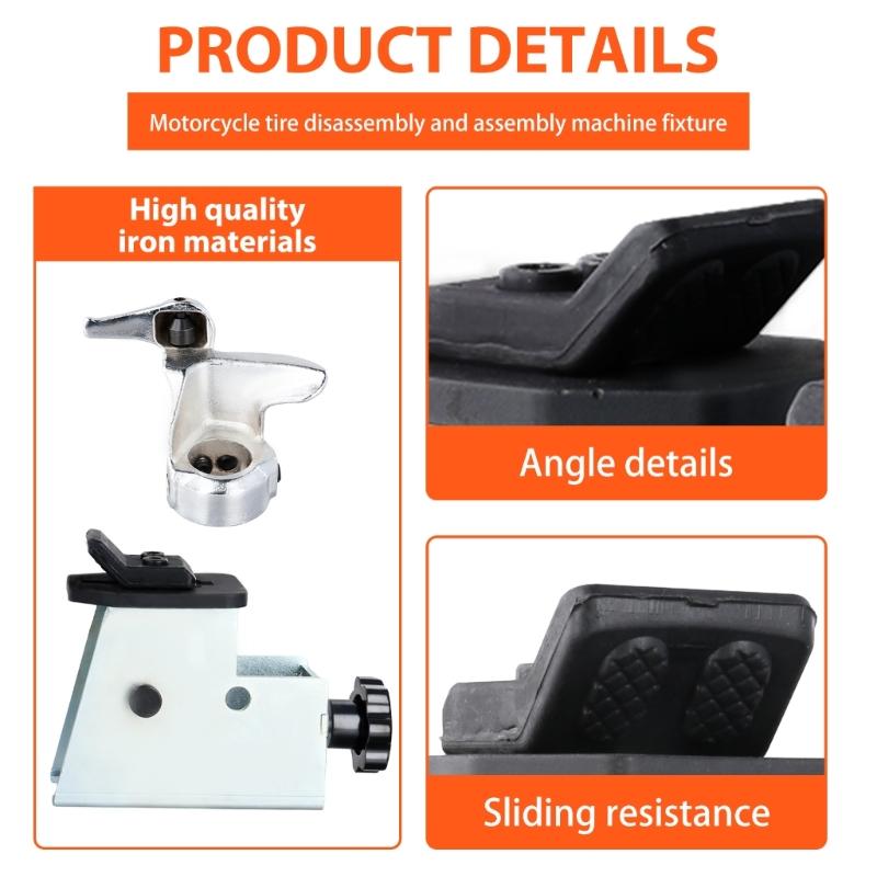 Fălcă de prindere pentru schimbător de anvelope Adaptoare pentru roți pentru motociclete Accesorii pentru schimbătorul de anvelope pentru mașină de schimbător de anvelope Cleme pentru jante