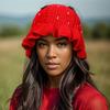 Girls Strawberry Hat Handwoven Strawberry Headwear for Vacations Photo Props
