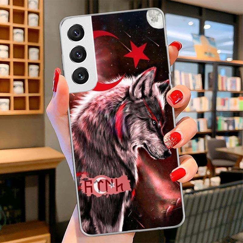 

Turkey Turkish Flag Cover Phone Case For Samsung Galaxy S26 S25 Edge S24 Ultra S23 S22 Plus S21 S20 FE Soft Fundas Shell Galaxy Samsung S21