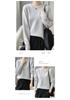 2023 Autumn/Winter Women's Drop Shoulder Pure Wool Knit Sweater - High-End, Loose, Lazy Style Inner Wear.