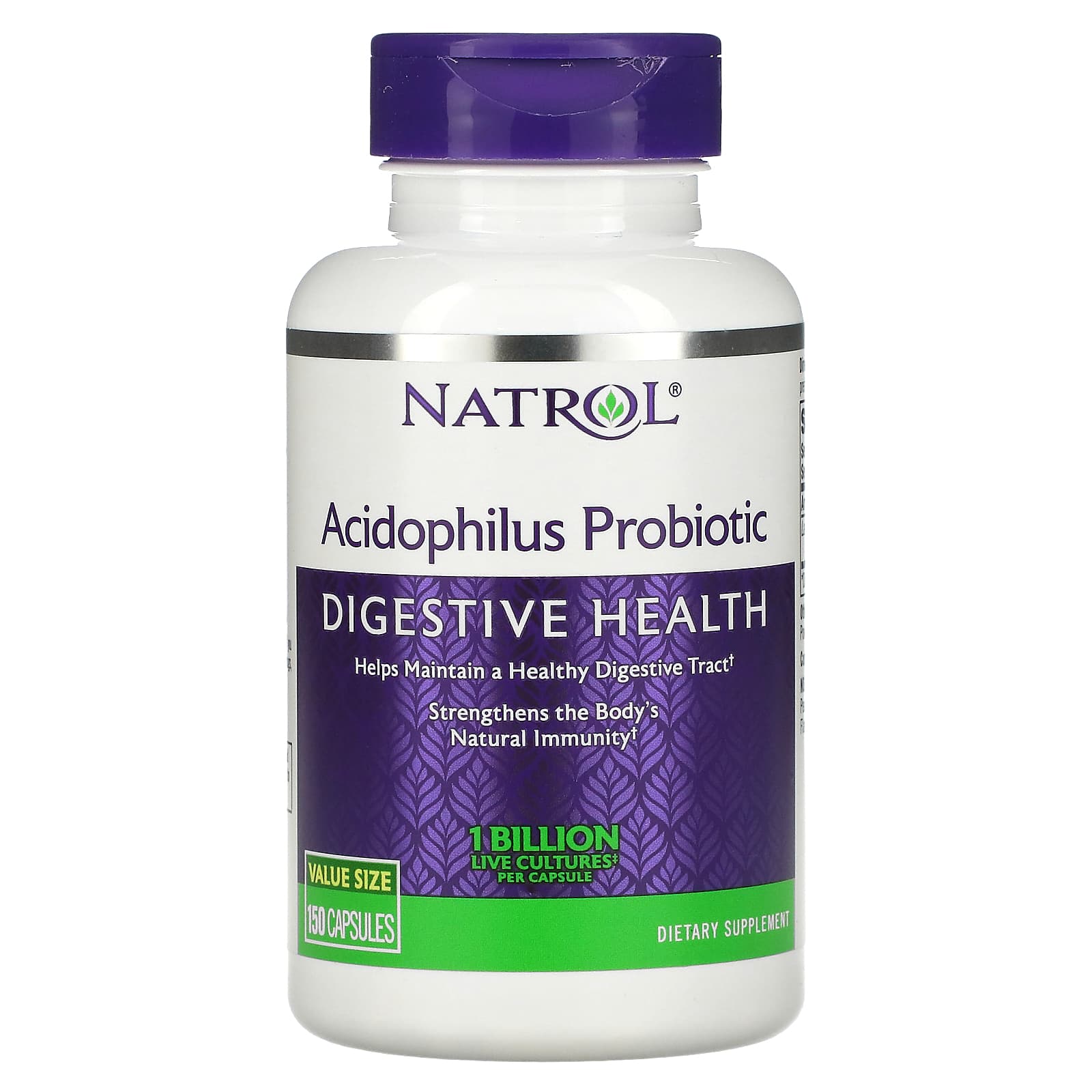 

Natrol, ацидофільний пробіотик, 150 капсул