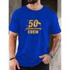 T-shirt Homme Été Vintage 50 Imprimé T-shirts Surdimensionné T-shirt Haut Vêtements Homme Streetwear Extérieur Manches Courtes T-shirts
