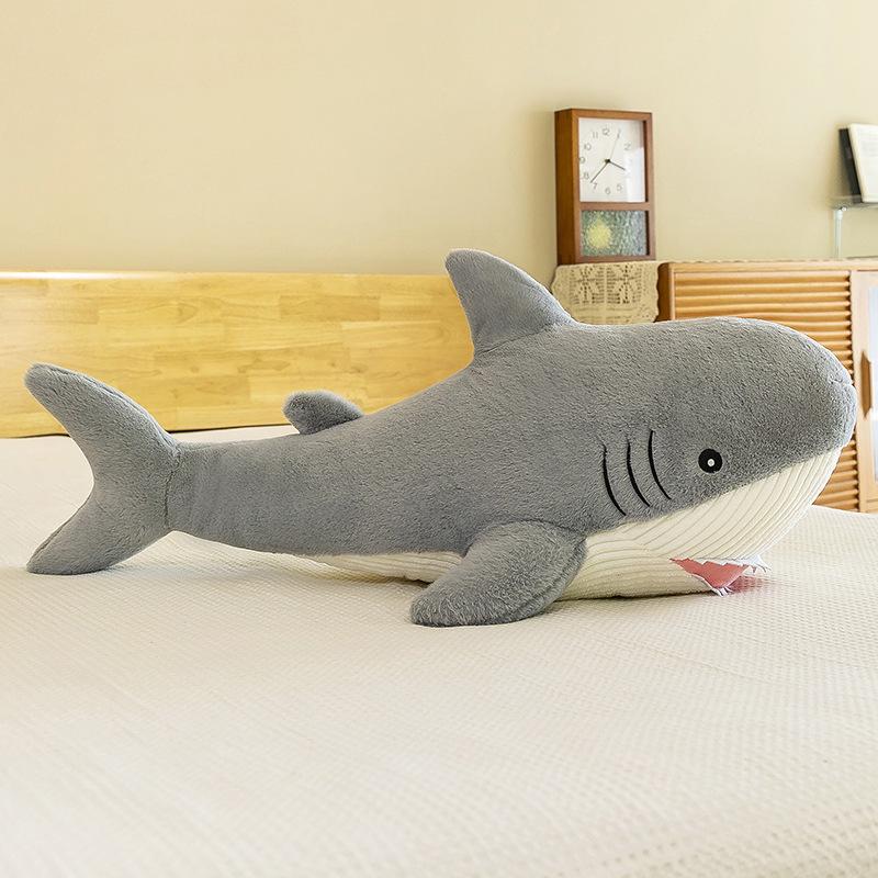 Marine Animal Plush Toy: Shark & Whale Sleeping Hug Pillow Doll Cushion