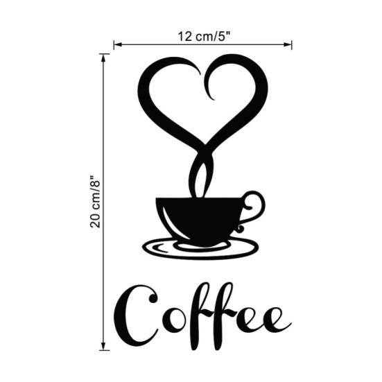 Detașabil DIY Bucătărie Home Wall Art Sticker Decor Cafea