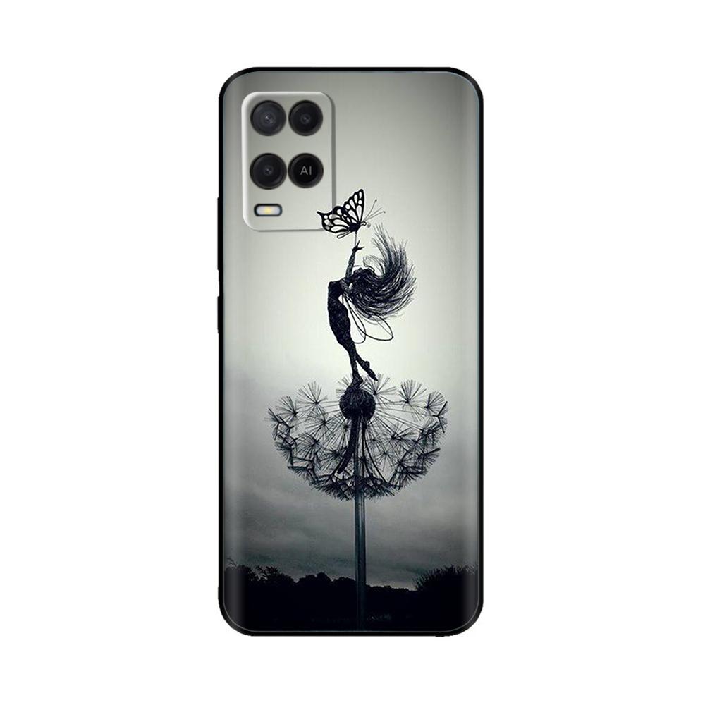 For OPPO A54 CPH2239 Case Cover 2021 Cute Back Coque Silicone Soft TPU Phone Case For OPPO A54s A 54 OPPOA54 S Cases Protective