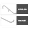 3Pcs Heavy Duty Iron Pegboard Hooks with Powder-Coated Finish for Garage Workshop Shed Organization Utility Hanging Tools Peg