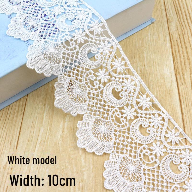 

Водорастворимая полиэстеровая кружевная ткань для края юбки своими руками