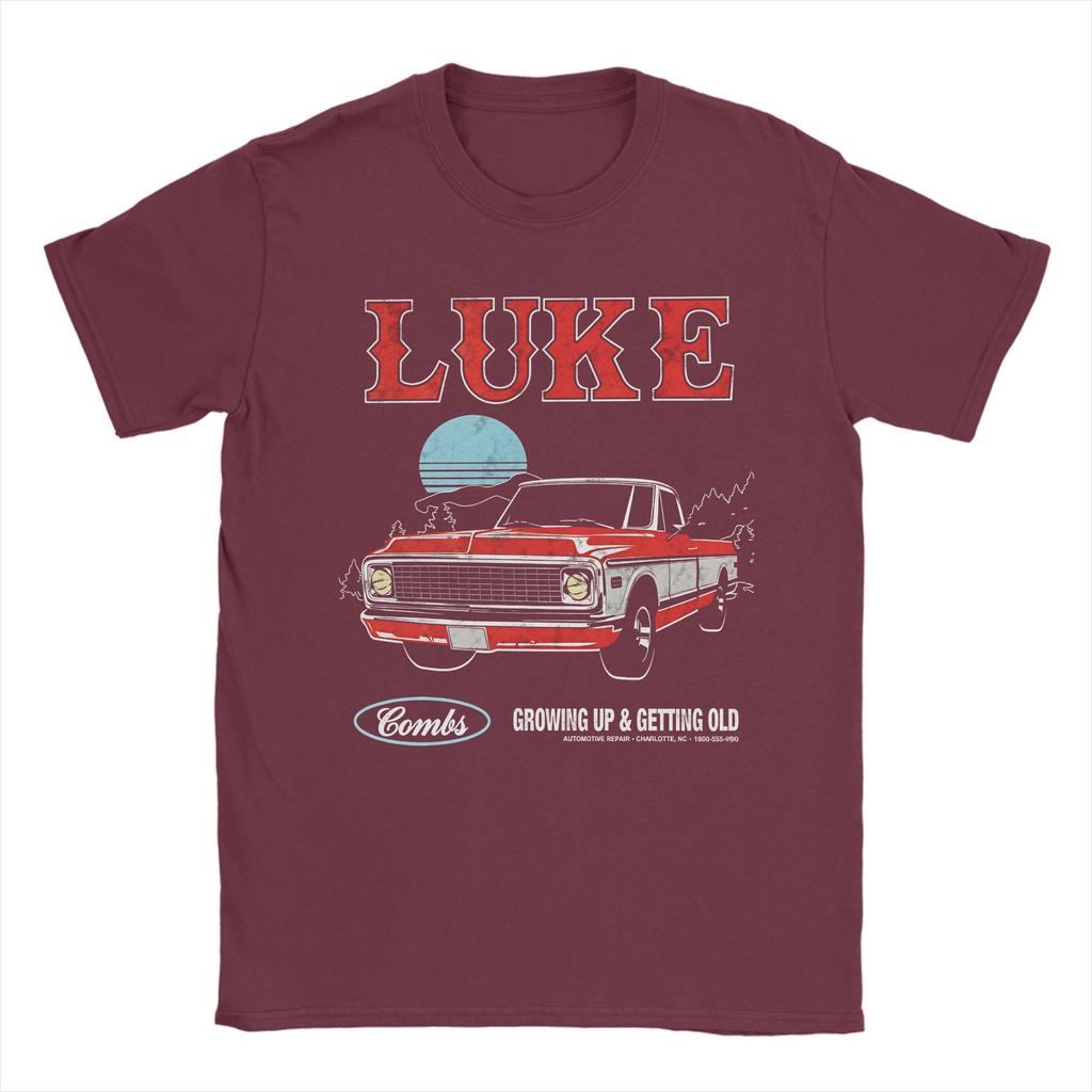 Oversized TShirt Luke Combs My Kinda Saturday Night Tour Cotton TShirts Novelty Tshirt for Unisex Summer Casual Short Sleeve Tees