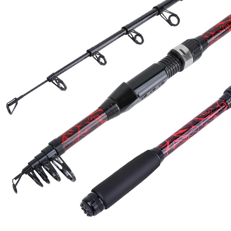 European & American Mini Telescopic Ultra-light Fishing Rod - Short Handle for Sea & Lure Fishing