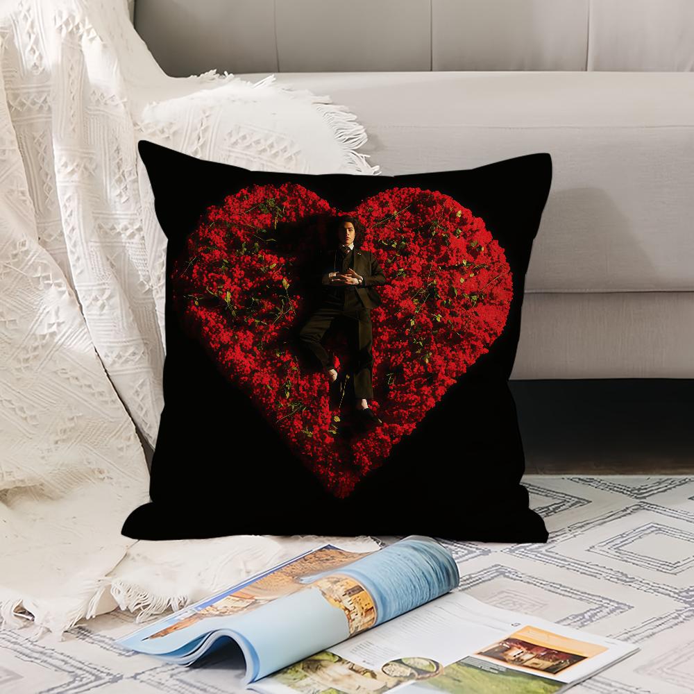 American Singer C-Conan G-Gray Pillow Case Office Cushions Suitable For Sofa Car Bedroom Decorative Cushion Cover