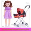 Set Passeggino per Bambole e Giocattoli Transfrontaliero per Bambine - Regalo di Compleanno Perfetto