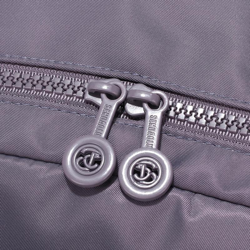 Zaino Monocolore da Donna Leggero Impermeabile in Nylon Zaino da Viaggio