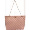 Korean Version of Women's One Shoulder Crossbody Bag Large Capacity Shopping Bag Tote Bag