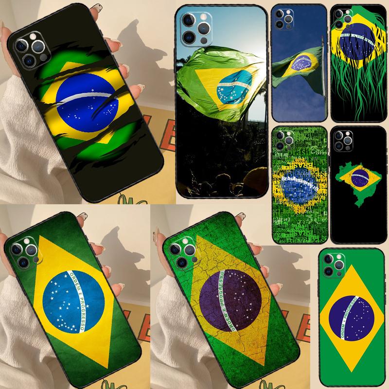 Brazil Brazilian Flag Phone Case For Samsung Galaxy S26 S25 S20 S21 S22 S23 S24 Ultra S10 Plus S25 FE Back Cover