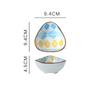 Mini Ceramic Seasoning Plates Underglaze Colored Vinegar Bowls Soy Sauce Plates Hot Pot Sauces Dishes Home Ceramic Dinner Plates