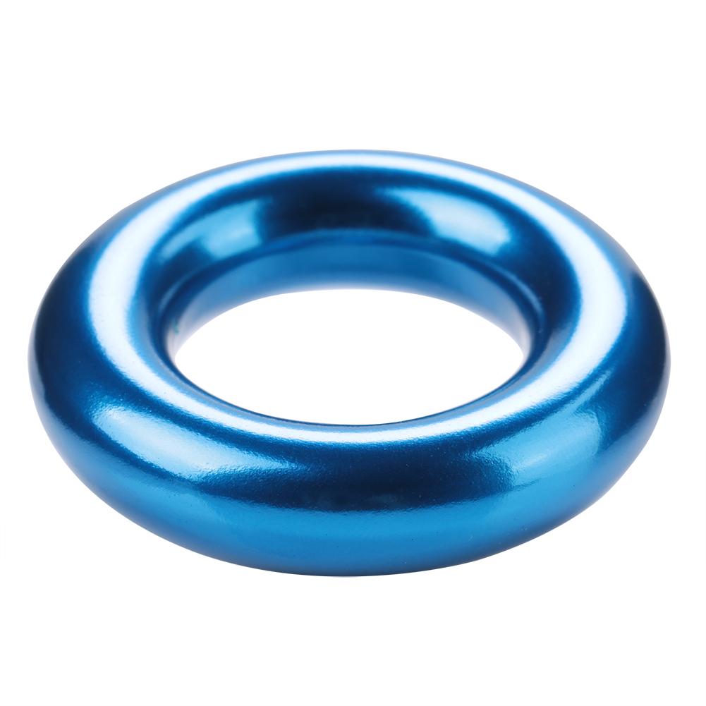 Anello di calata rotondo in alluminio Climb Tensione perfetta Lega di alluminio Anello O(blu)