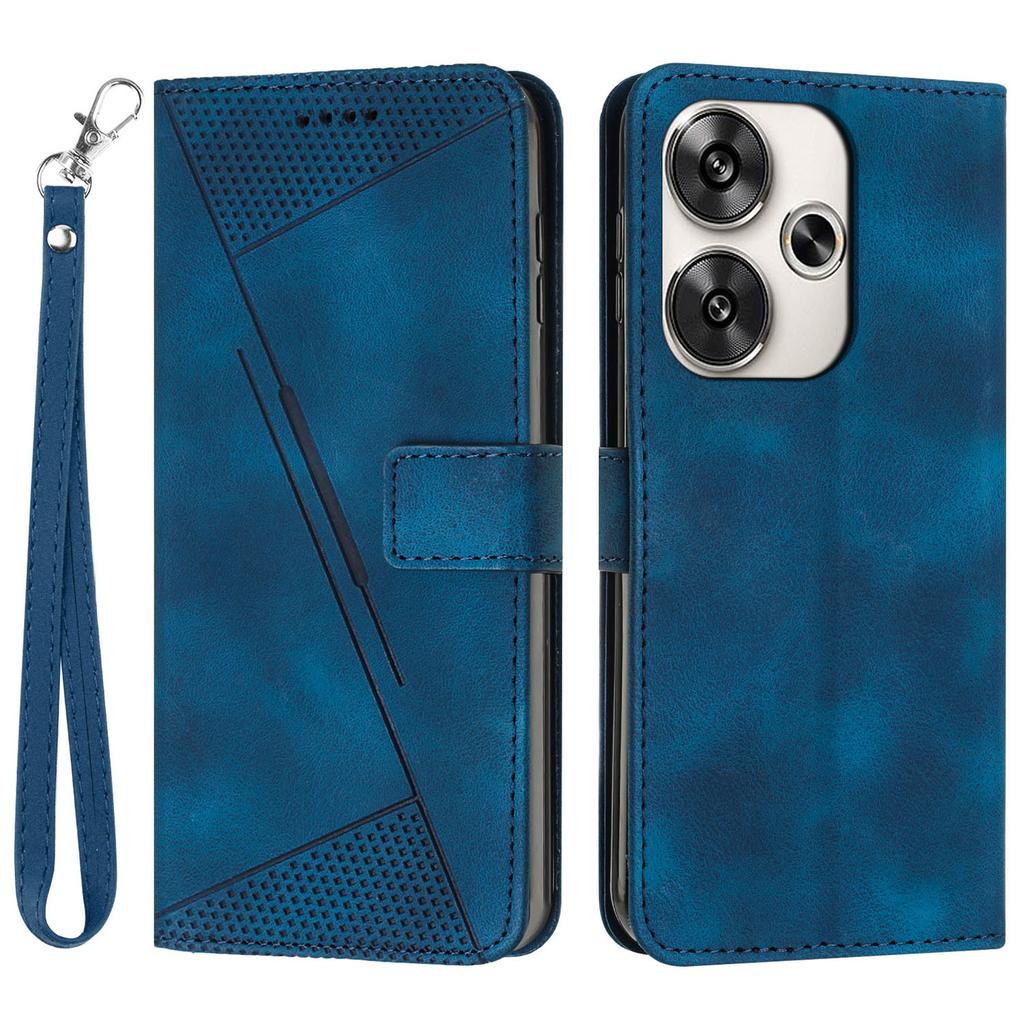 For Xiaomi Redmi Turbo 3 5G/Poco F6 5G PU Leather Stand Phone Case Imprinted Pattern Phone Cover with Stand