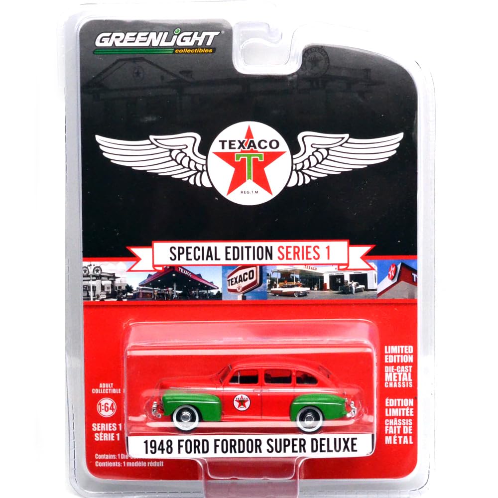 Greenlight 1/64 TEXACO SPECIAL EDITION SERIES 1 1948 FORD FORDOR SUPER DELUXE оранжевый