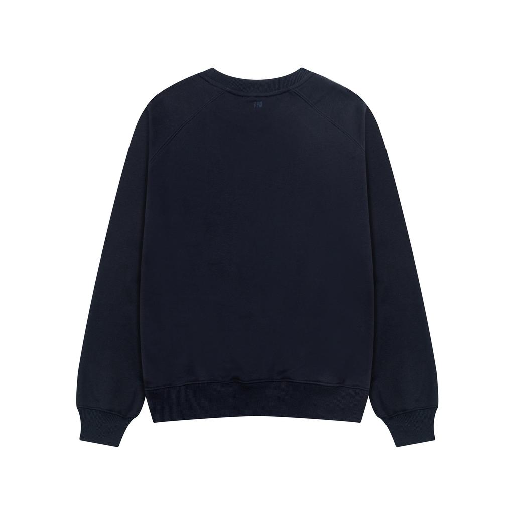 666 AMI Podzim/Zima Nový Produkt Háčkované Abeceda Pletení Mikro Štítek Ručník Výšivka Vložka Rameno Kulatý Výstřih Mikina Pánská Mikina