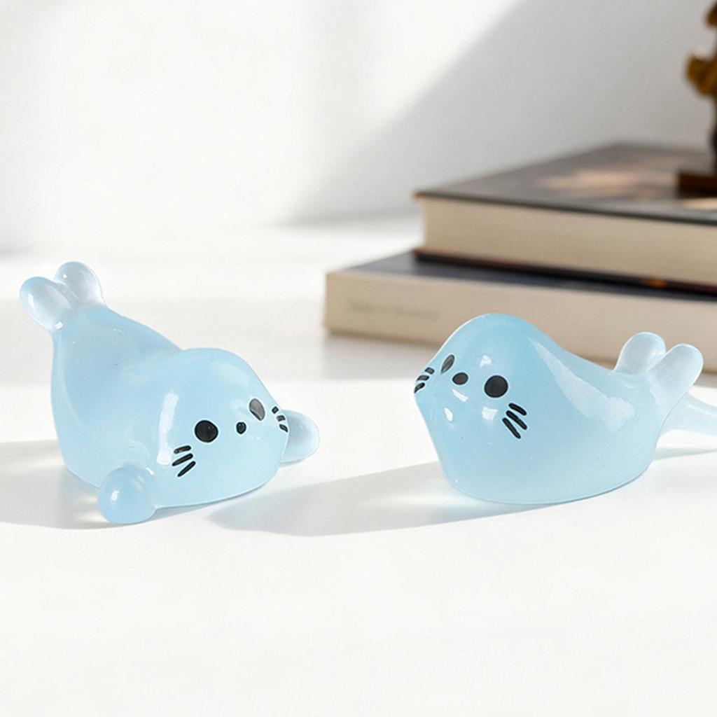 3D Resin DIY Jewelry Accessories, Realistic Glow-in-the-dark Little Seal