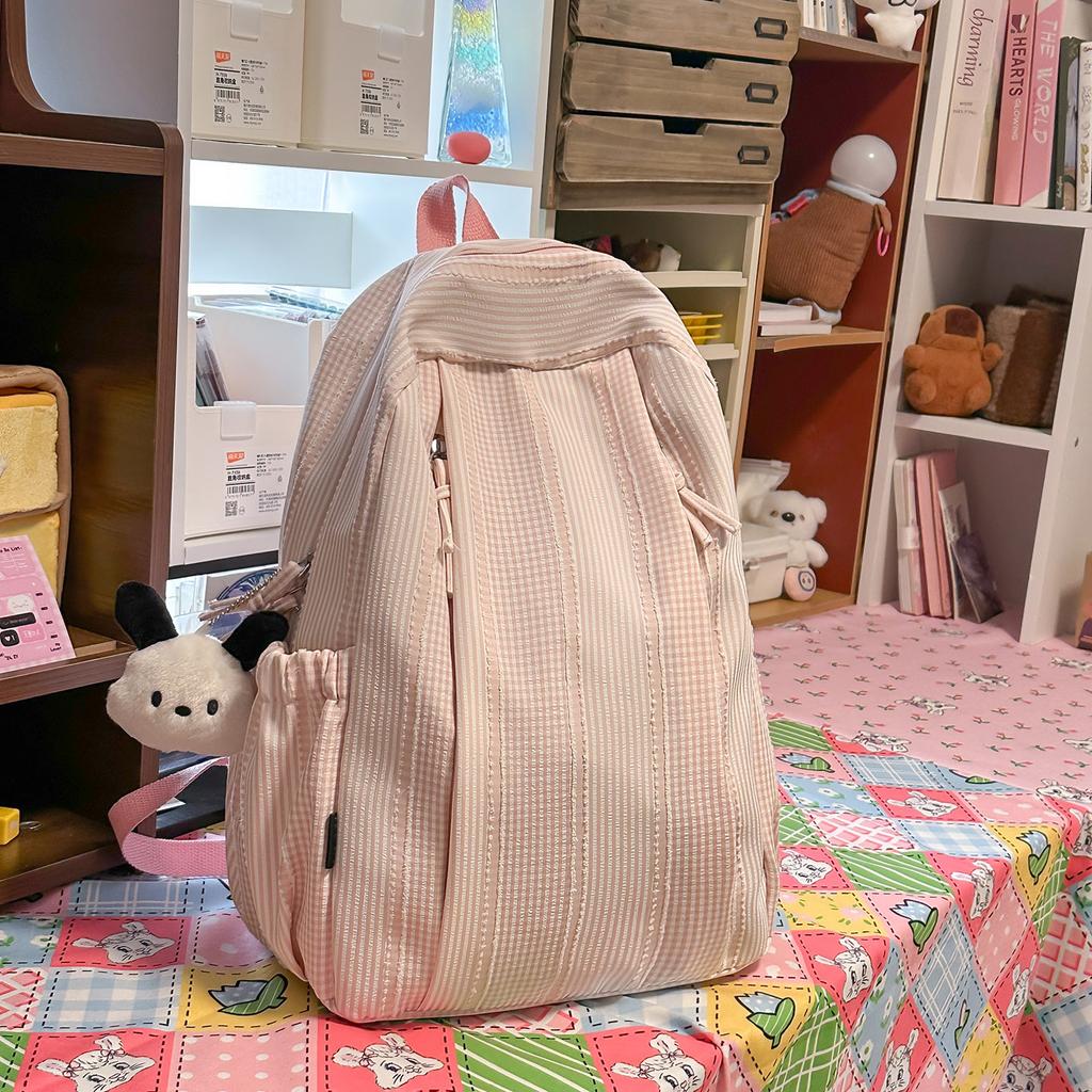 Schoolbagins Style High-value Schoolbag Female Niche Junior High School Girl High School Student Backpack Female Primary School Student Cute Backpack